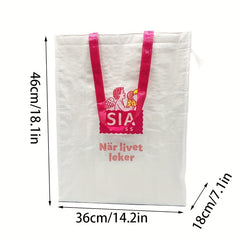 1pc Aluminum Foil Lunch Bag for School Office Picnic