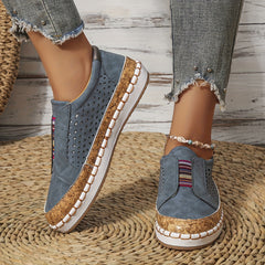 Women's Hollow Out Slip-On Sneakers Lightweight Loafers