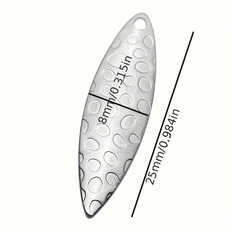 1pc Willow Blade Golden Silvery Blade for Spinner Bait Fishing