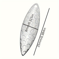 1pc Willow Blade Golden Silvery Blade for Spinner Bait Fishing