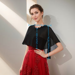 Elegant Mid Length Cape Shawl for Women - Summer Fashion Accessory