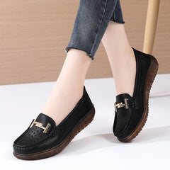 Women's Breathable Loafers Comfortable Walking Shoes Non slip Flats
