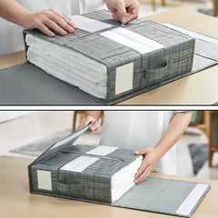 3pcs Quilts Bed Sheet Storage Box Dustproof Underbed Container Bag