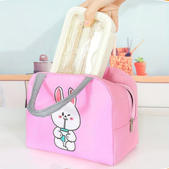 Cartoon Bento Bag - Insulated Travel Picnic Bag