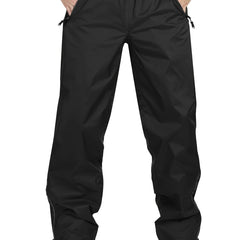 Men's Waterproof Cycling Pants Zipper Pocket Lightweight Windproof Outdoor Pants