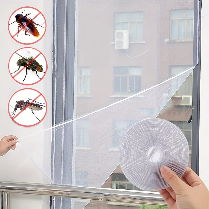 DIY Mosquito Proof Window Screen Mesh with Magic Tape