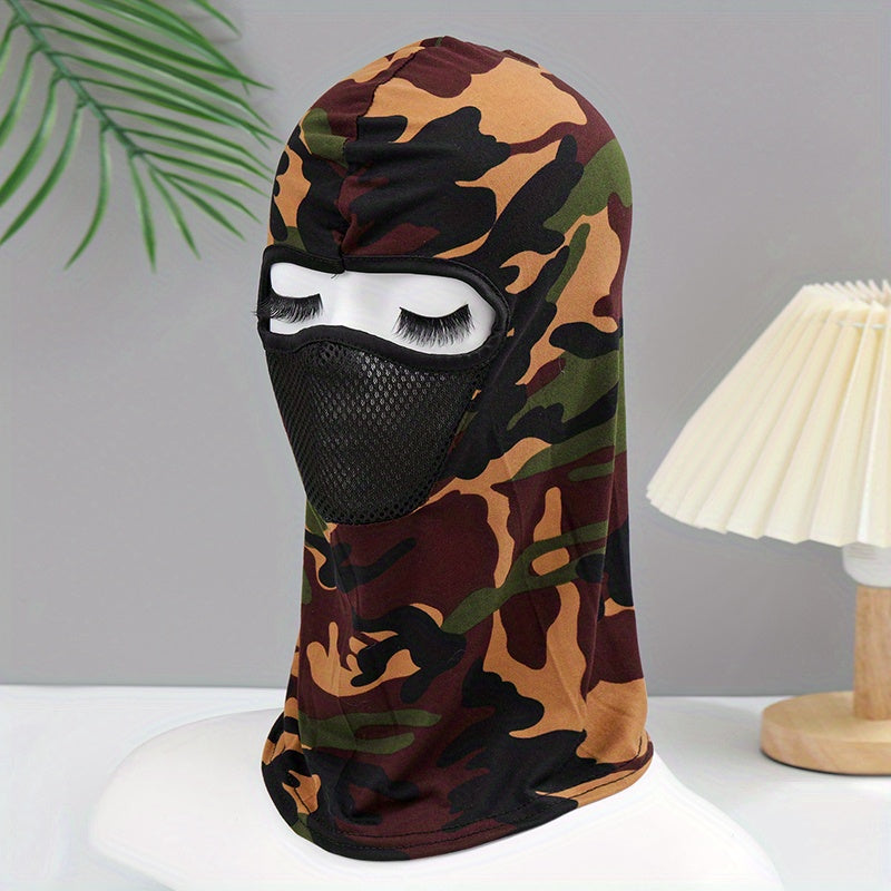 Camouflage Face Mask Unisex Balaclava UV Protection Warm Ski Mask