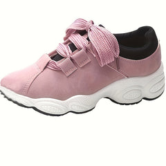 Women's Chunky Sneakers Lace Up Platform Running Shoes