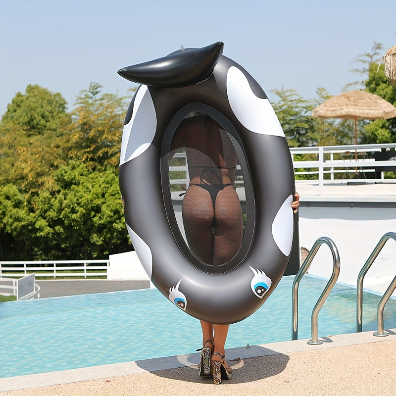 Inflatable Whale Hammock Floating Bed with Backrest