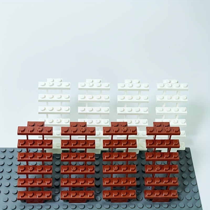 Set of 4 Staircase Bricks Building Blocks for DIY Toy House And Garden