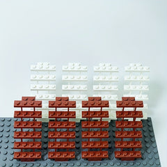 Set of 4 Staircase Bricks Building Blocks for DIY Toy House And Garden
