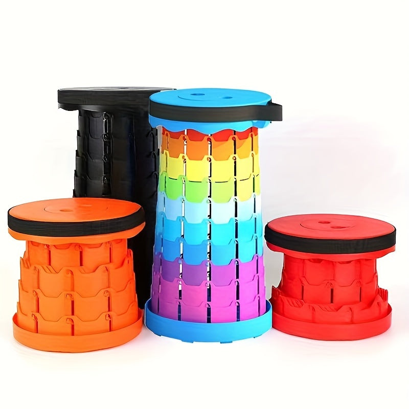 Adjustable Rainbow Camping Stool Ultralight Portable Fishing Chair