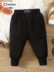 Baby's Casual Pants with Pockets Kid's Trousers Leggings