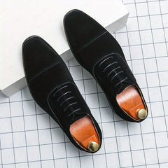 Men's Vintage Lace Up Dress Shoes Smart Casual Walking Shoes