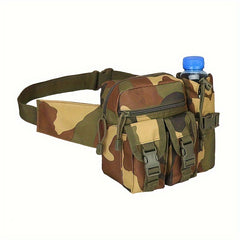 Outdoor Waist Bag with Water Bottle Holder