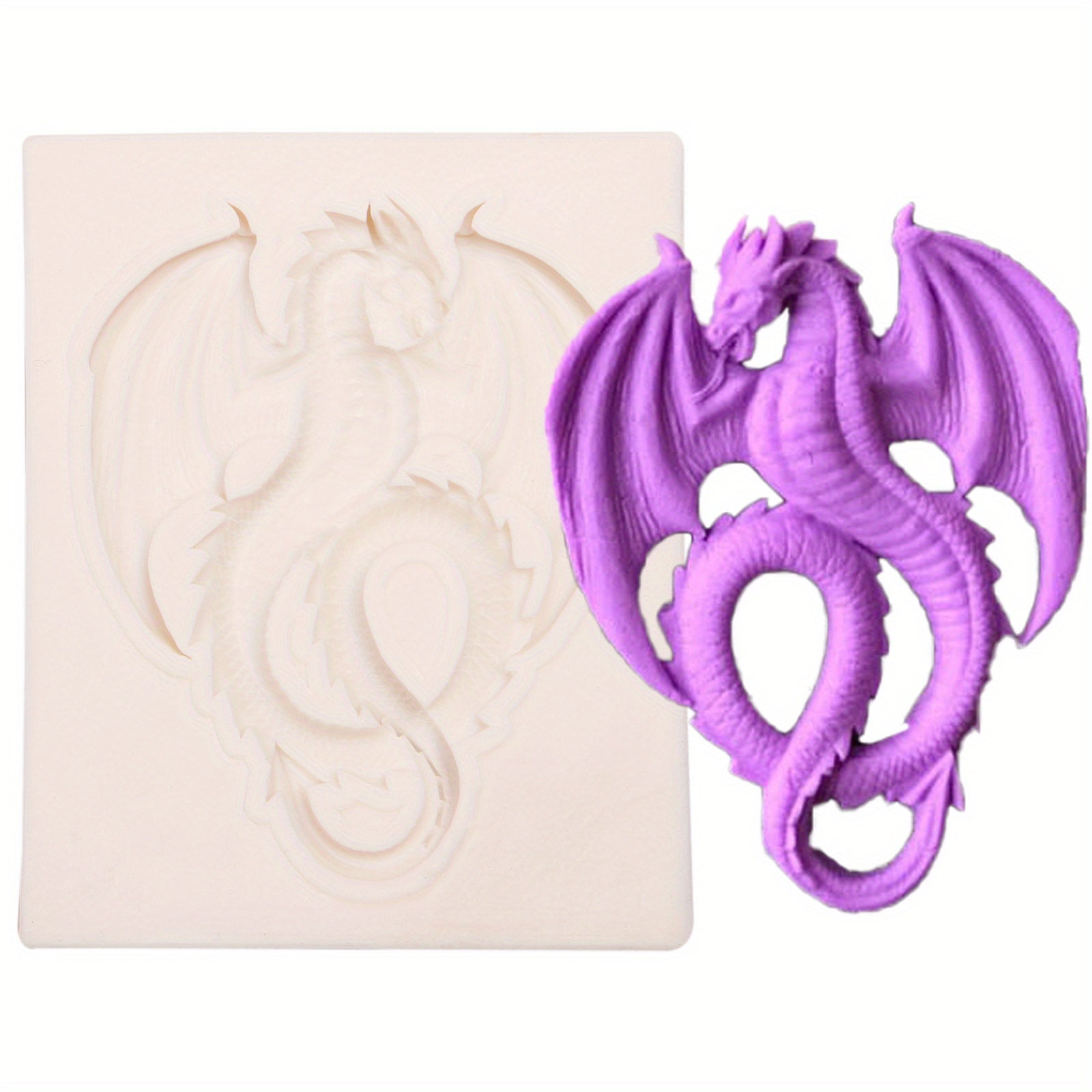 3D Dragon Silicone Resin Molds Pastry Fondant Mould