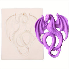 3D Dragon Silicone Resin Molds Pastry Fondant Mould