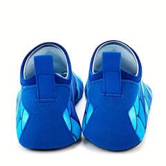 Kids Quick Dry Fish Scale Water Shoes Non Slip Lightweight Aqua Socks
