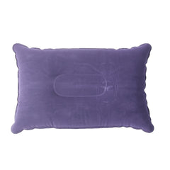 Outdoor Inflatable Pillow for Travel and Camping - Flocking Thick Square