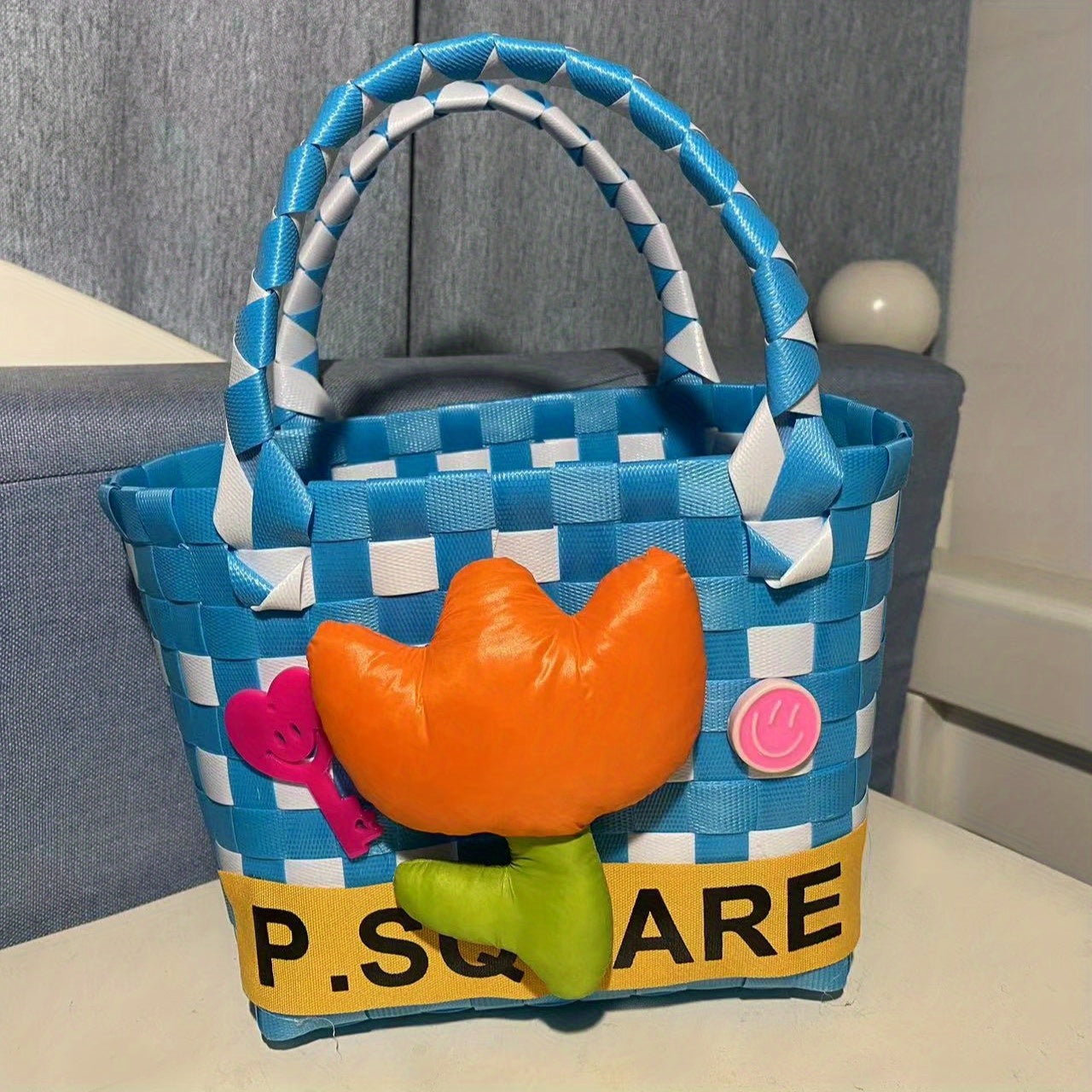 Mini Children's Woven Bags Birthday Party Gift Storage Handbags Play House Toys