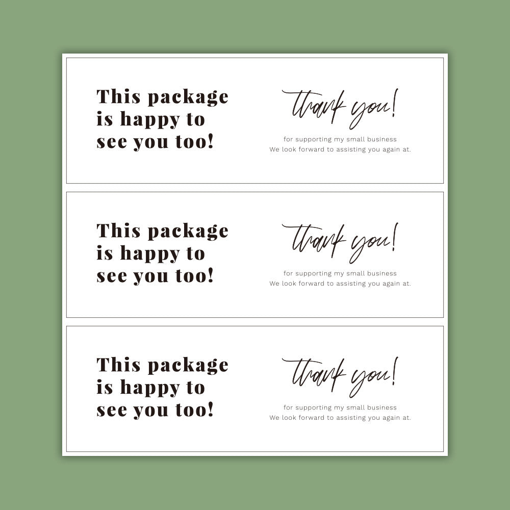 90pcs Rectangular Stickers For Business Letter Envelope Seal