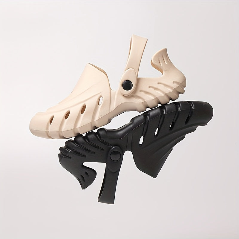 Women's Solid Hole Shoes Thick Bottom Sport Sandals