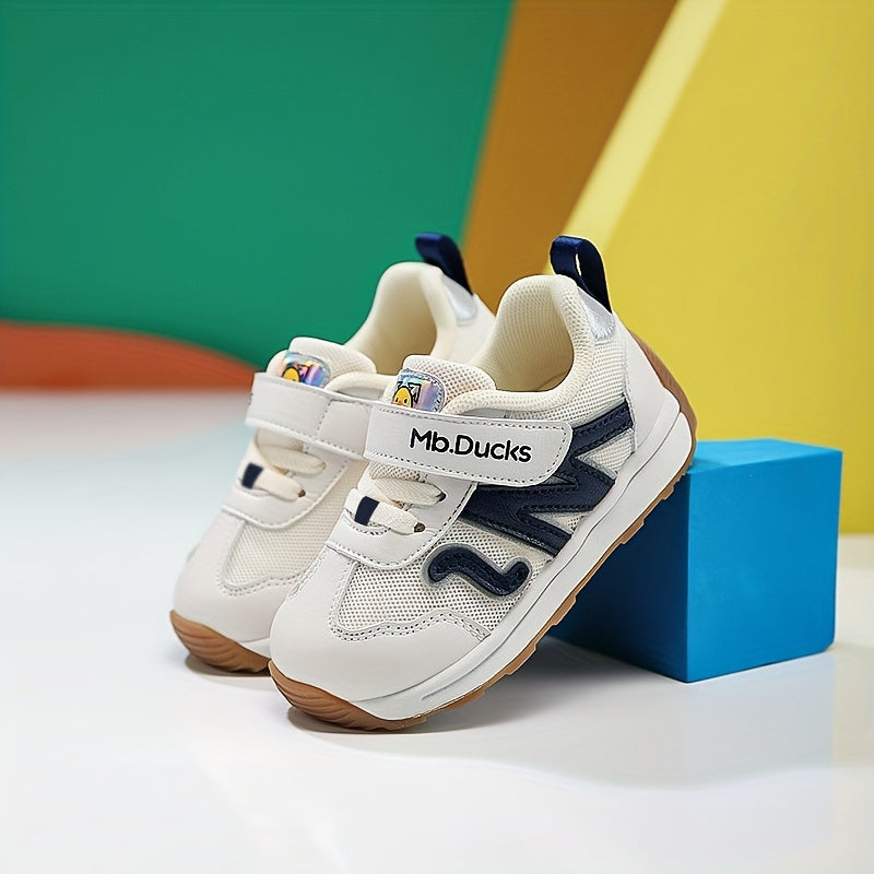 Boys Mesh Sneakers with Hook and Loop Fastener