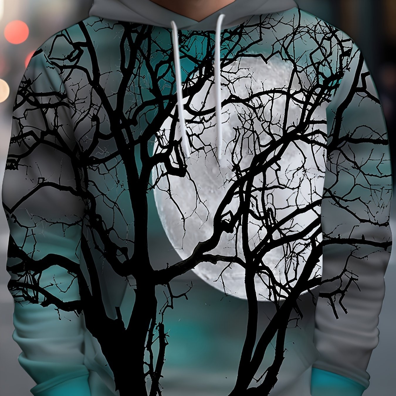 Men's Graphic Hoodie Loose Pullover for Autumn Winter