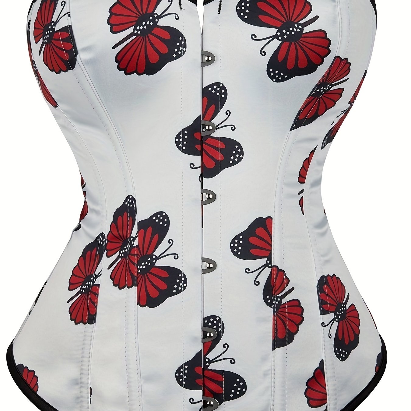 Butterfly Print Corset Tummy Control Body Shaper