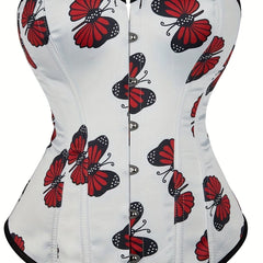 Butterfly Print Corset Tummy Control Body Shaper