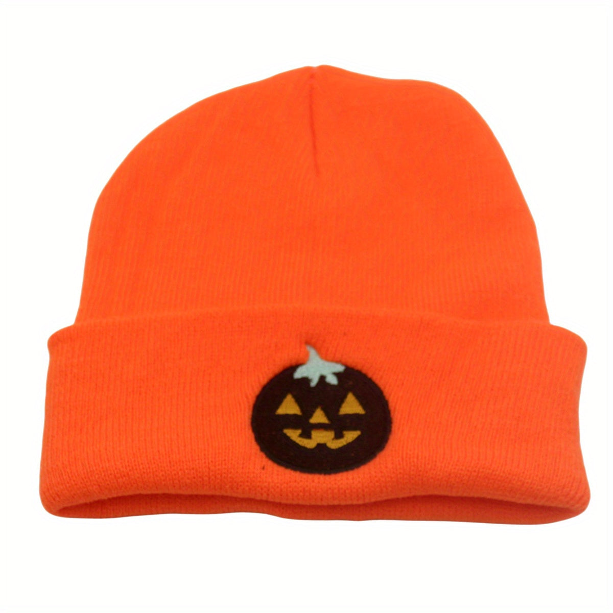 Halloween Beanie Knitted Hat Skull Pumpkin Ghost Embroidery Warm Skull Cap