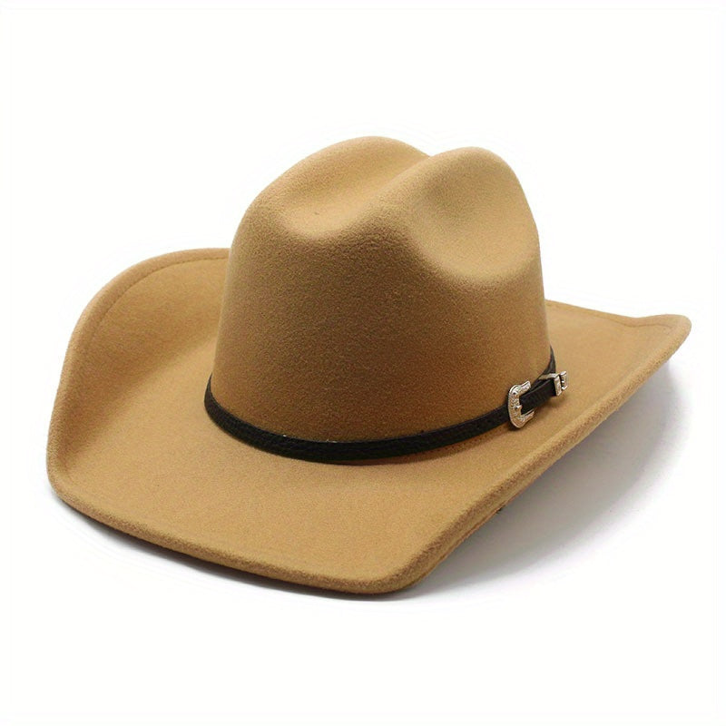 Classic Cowboy Hat Unisex Jazz Fedora Western Felt Hats