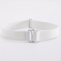 Invisible Adjustable Waist Belt Shirt Anti Wrinkle Elastic Belt