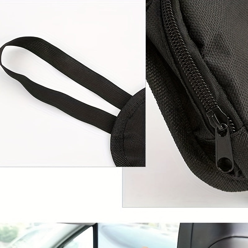 Minimalist Solid Storage Bag Lightweight Car Seat Bag Nylon Travel Accessories
