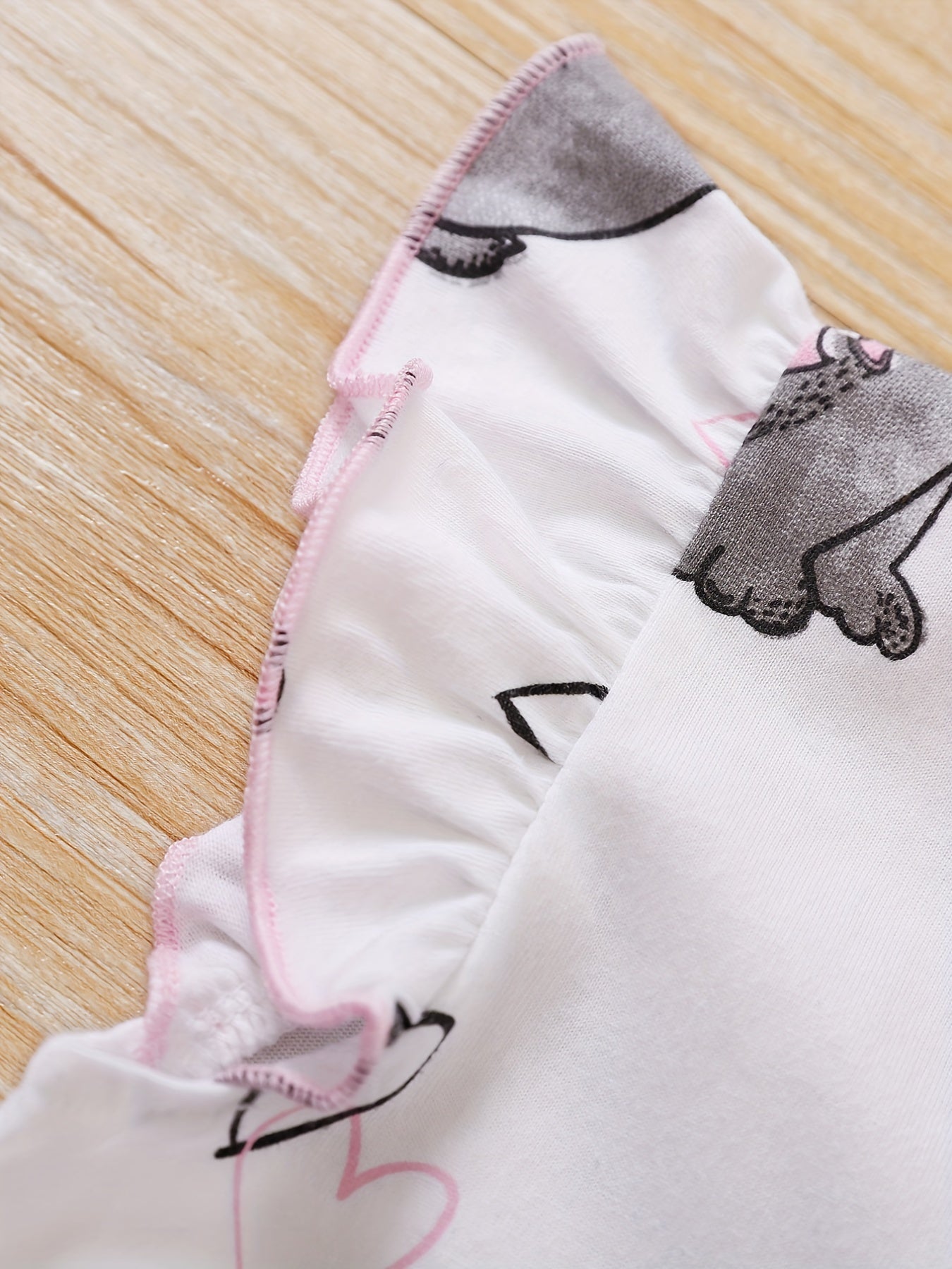 Easter Bunny Graphic Cotton Romper Jumpsuit