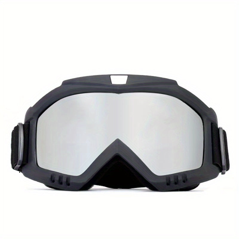 Windproof Motorcycle Glasses with Retro Mask for Skiing Off Road