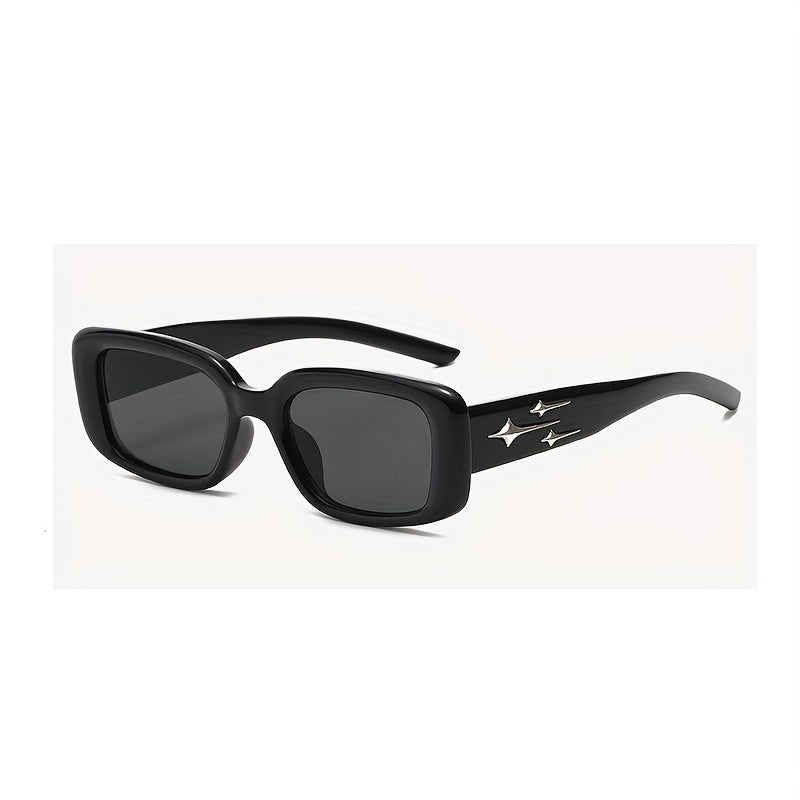Men's Rectangle Sunglasses Oval Vintage Unisex Sun Shades