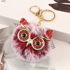 Cute Owl Keychain for Women Bags Car Keys Girls Handbag Backpack Pendant