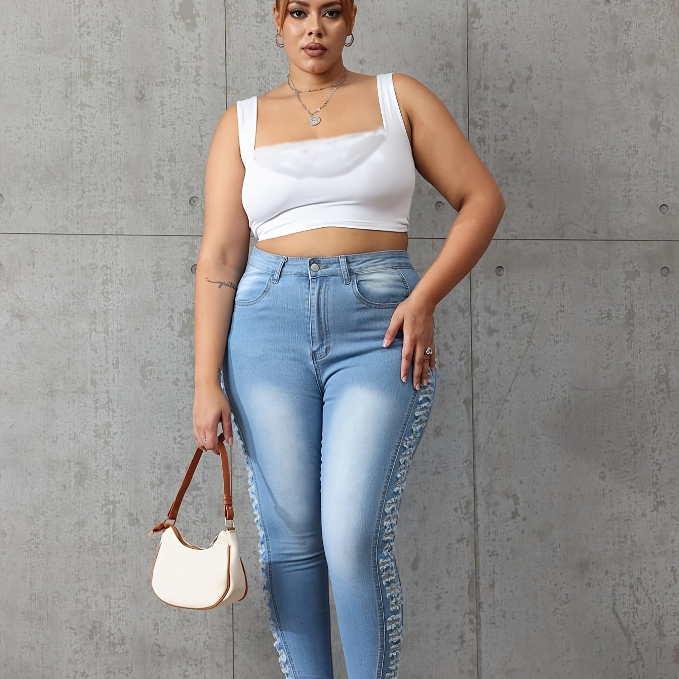Sexy Jeans Women's High Rise Skinny Jeans