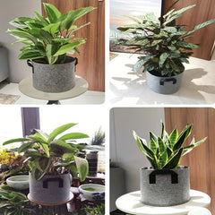 Plant Growing Bags Durable Fabric Garden Planter Pots With Handle 7 Gallon