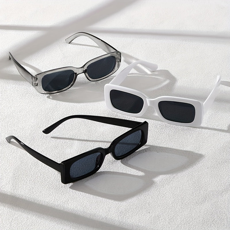 3 Pairs Men's UV Protection Sports Sunglasses For Cycling Fishing