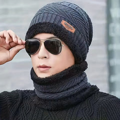 Warm Hats With Scarves for Outdoor Sports Men's & Women's