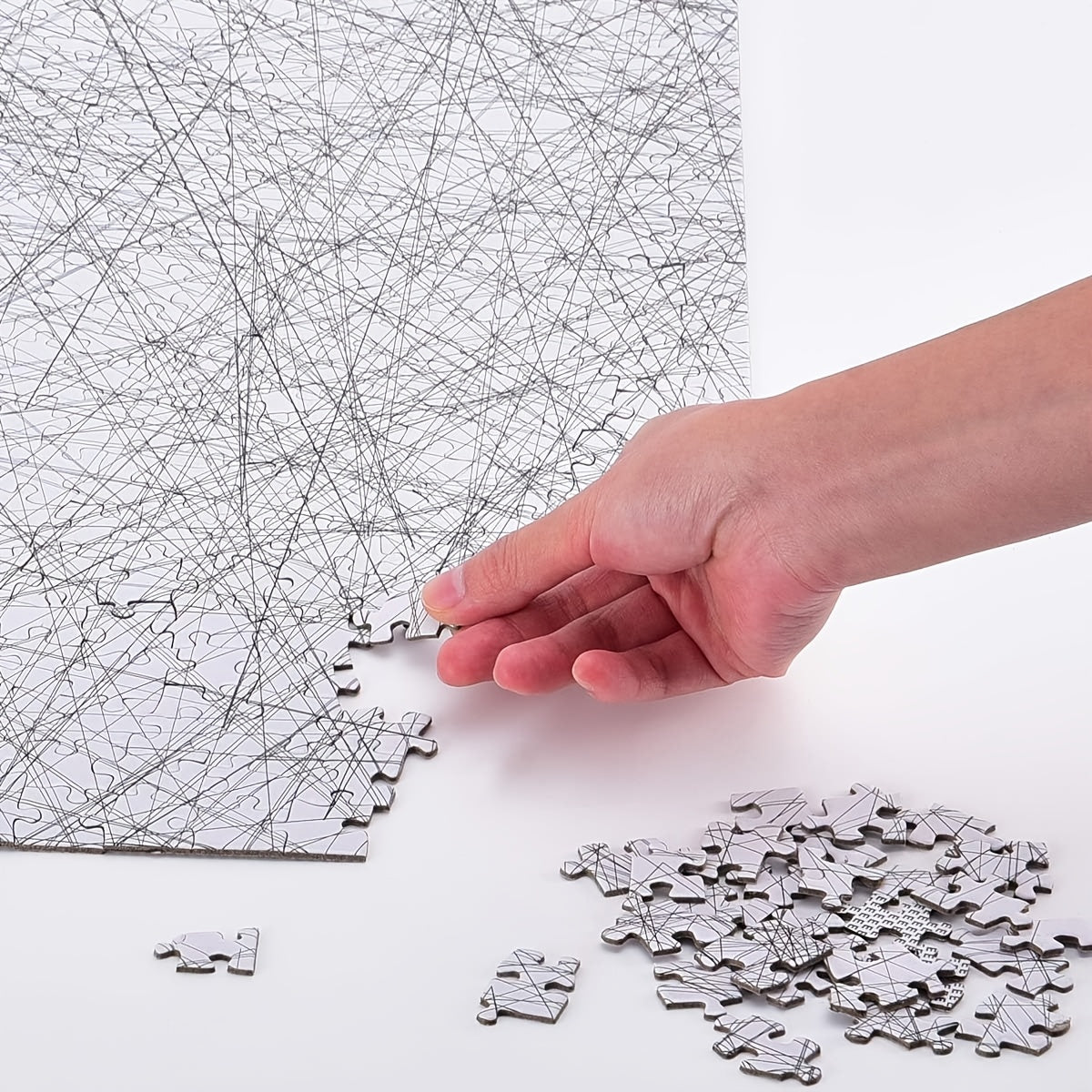 1000pcs Jigsaw Puzzle Line Art Game Educational Brain Teaser