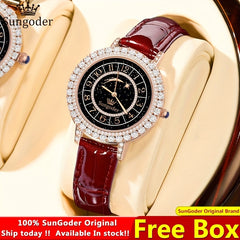 SUNGODER Children Watch Waterproof Stainless Steel Quartz Analog Wristwatch