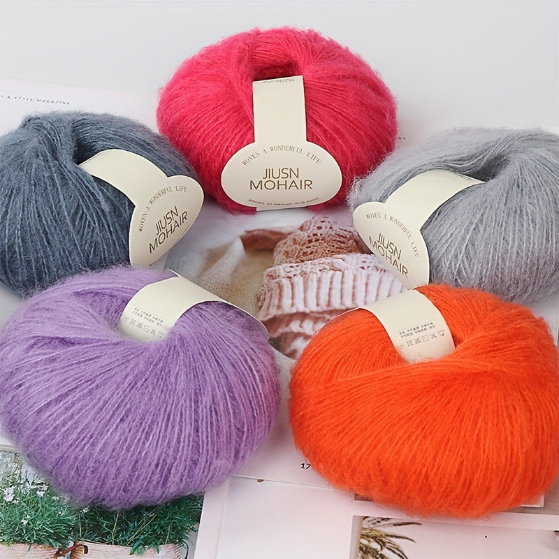 Single Horsehair Crochet Baby Wool Thread for Dolls Sweaters 25g