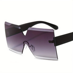 Oversized Square Sunglasses Candy Gradient UV400