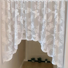 1PC Lace Butterfly Floret Curtain Window Decor Curtains Tulle Living Room