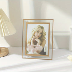Crystal Glass Photo Frame for Capturing Your Child's Memories