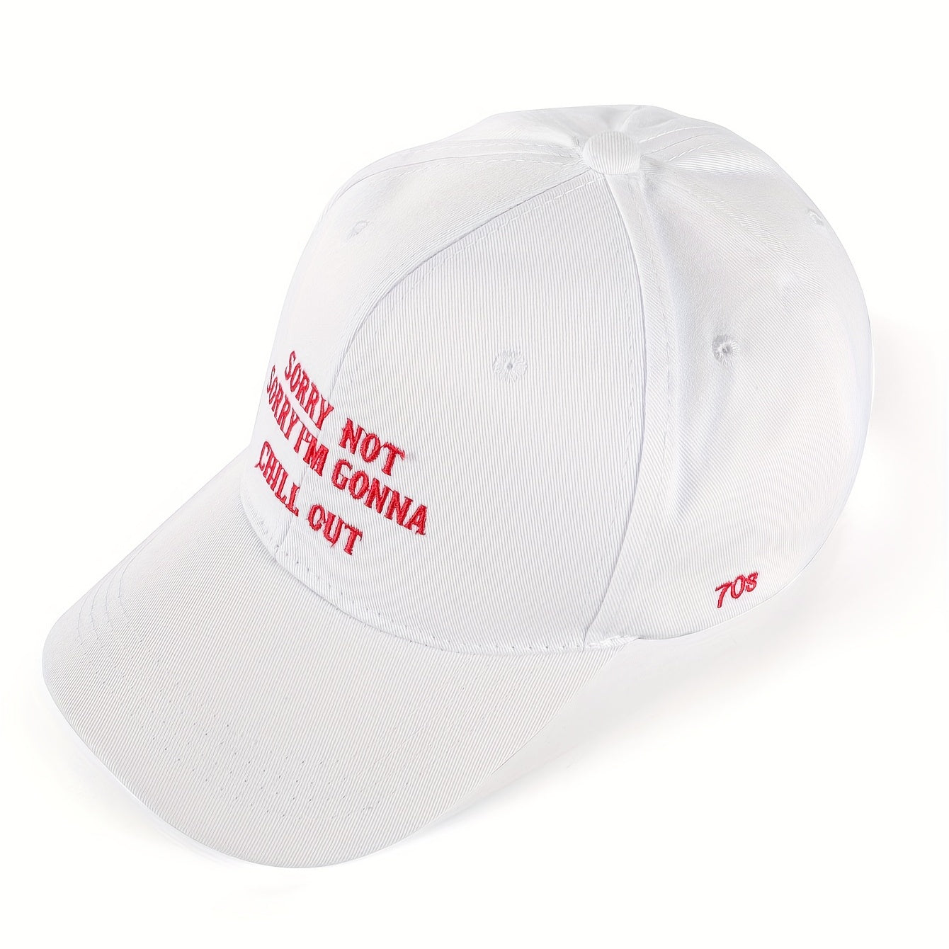 Letter Embroidery Cotton Baseball Cap Unisex Dad Hats Adjustable Casual Sun Hats