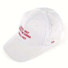 Letter Embroidery Cotton Baseball Cap Unisex Dad Hats Adjustable Casual Sun Hats